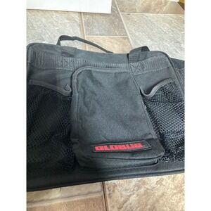 Globus Black Canvas Utility Laptop Bag Multi Pocket Organizer Work Commuter